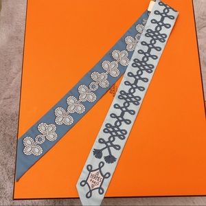 Hermes Galons et Brandebourgs twilly